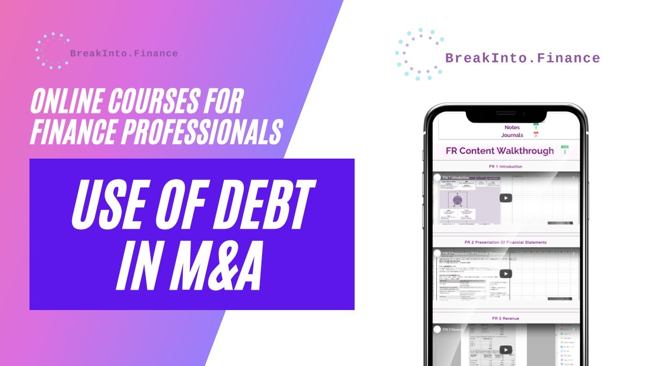 M&A Debt#1 - The importance of leverage (debt) in M&A