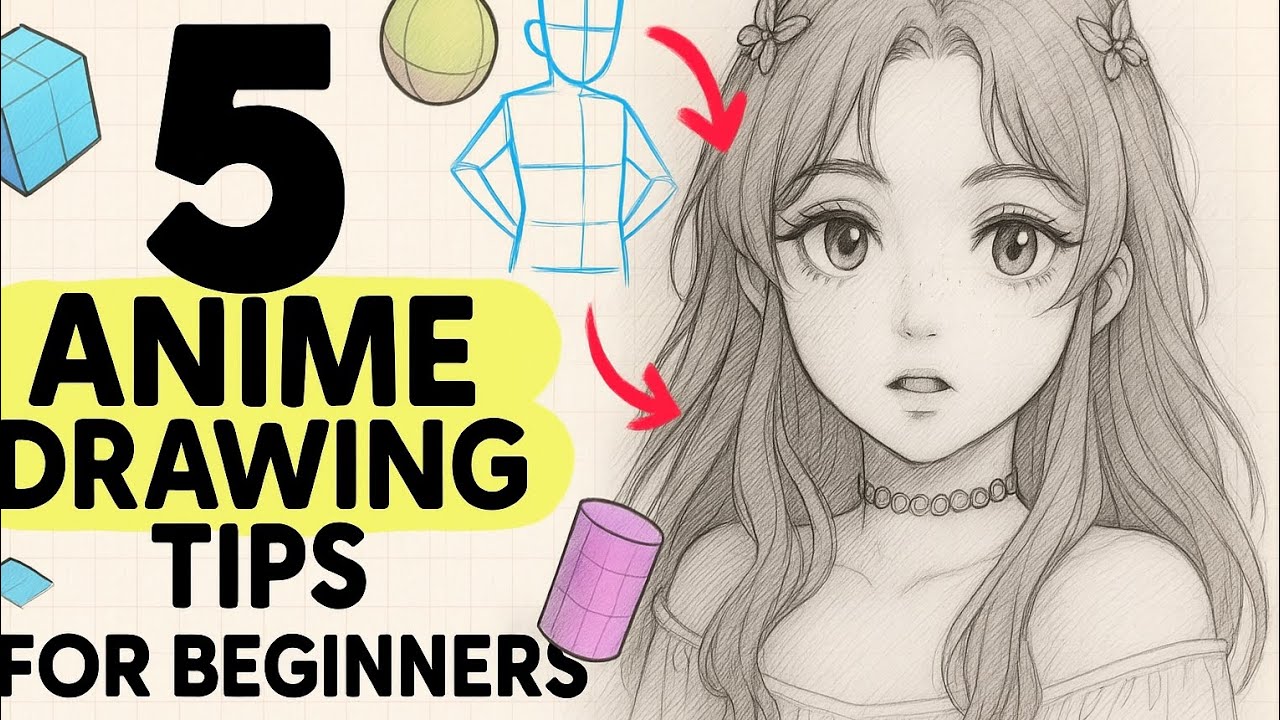 5 SECRET Anime Drawing Tips You Wish You Knew Earlier‼️ | Pro Drawing tips |🤯 @Drawing_with_surojit 