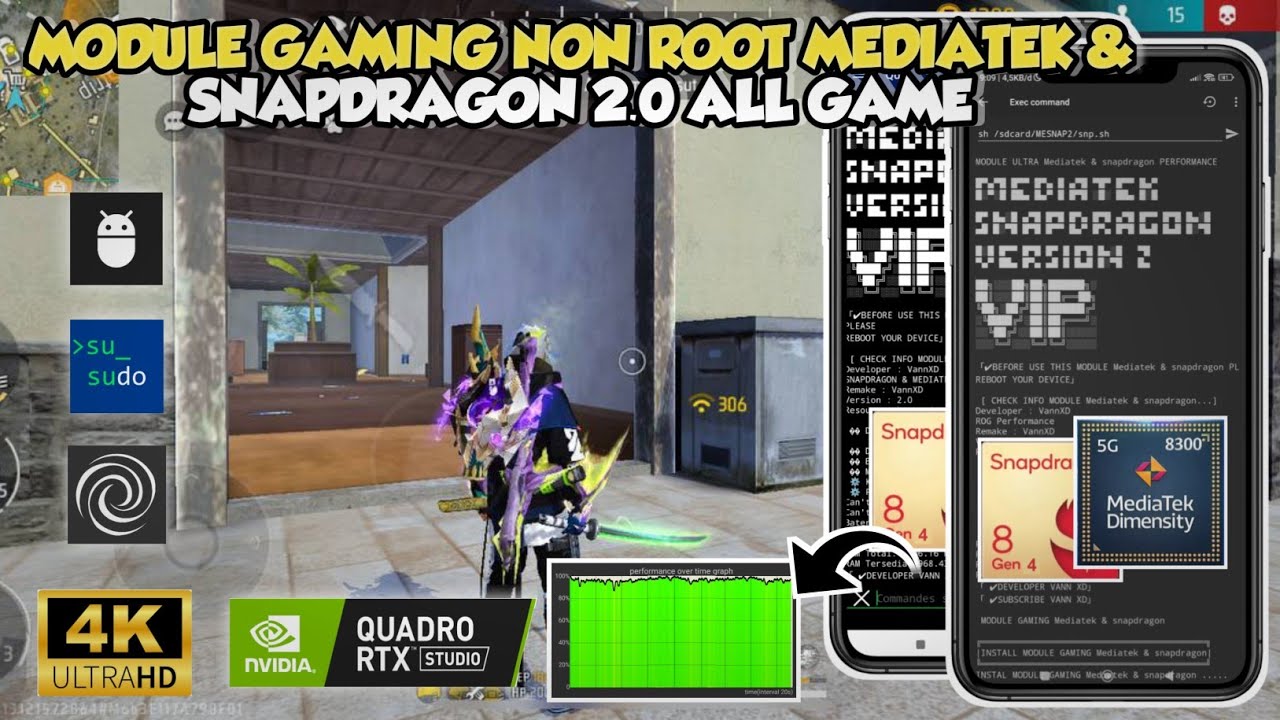 RAM 1-8 LANCAR❗️MODULE GAMING NON ROOT MEDIATEK SUPPORT QUTE & BRAVENT | AMPUH ATASI LAG DI ANDROID
