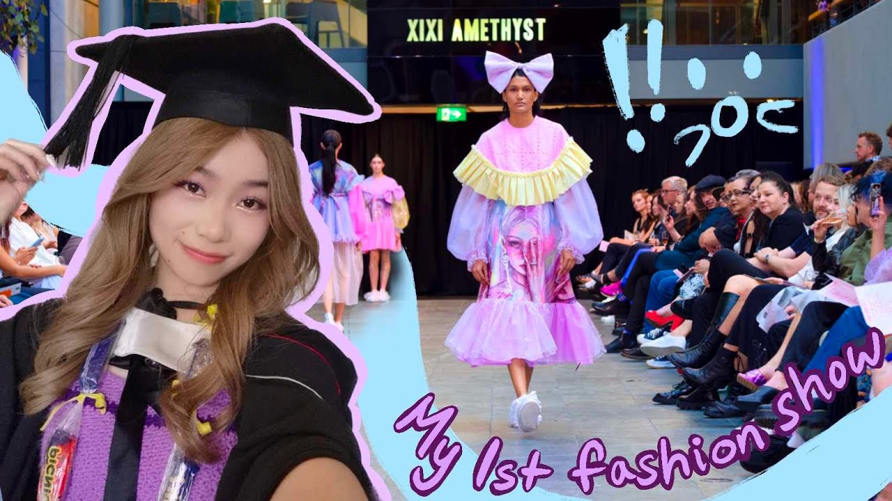 My first lil runway show! Graduating!! & the meaning of my fashion collection (VLOG)