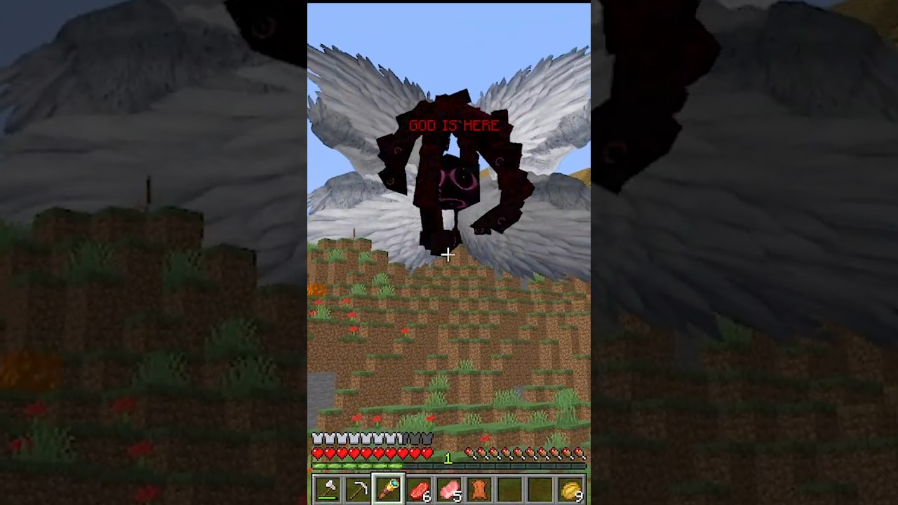 The God - Horror mod in Minecraft ~ Updated 😲 #minecraft