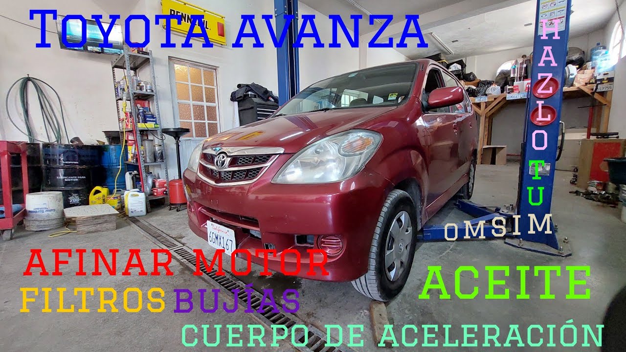TOYOTA AVANZA AFINAR MOTOR CUERPO DE ACELERACIÓN