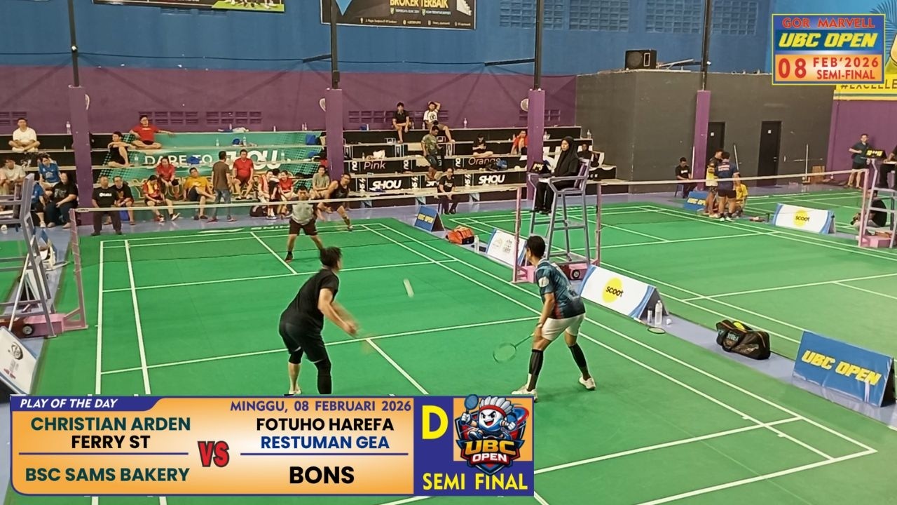 UBC OPEN 2026 SEASON 1 CLASS D SF | FERRY + CHRISTIAN (BSC SAMS BAKERY)  VS FOTUHO + RESTUMAN (BONS)