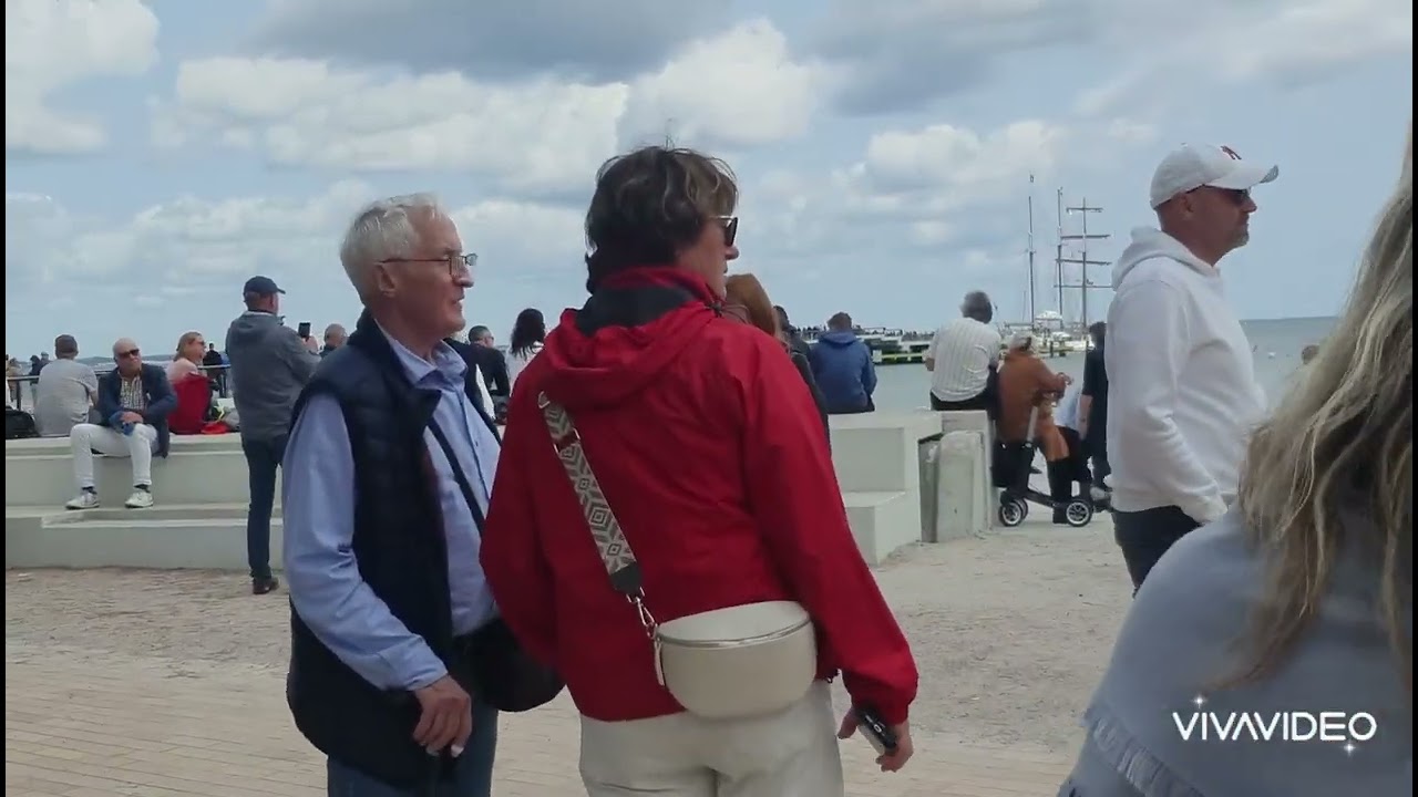 #Scharbeutz  #urlaub #Ostsee Neue Brücke #Pfingsten 9.6.25 Promenade