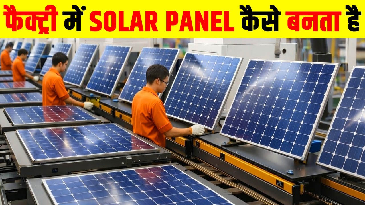 फैक्ट्रियों में कैसे बनता है Solar Pannel || Solar cell manufacturing process || Solar Panels