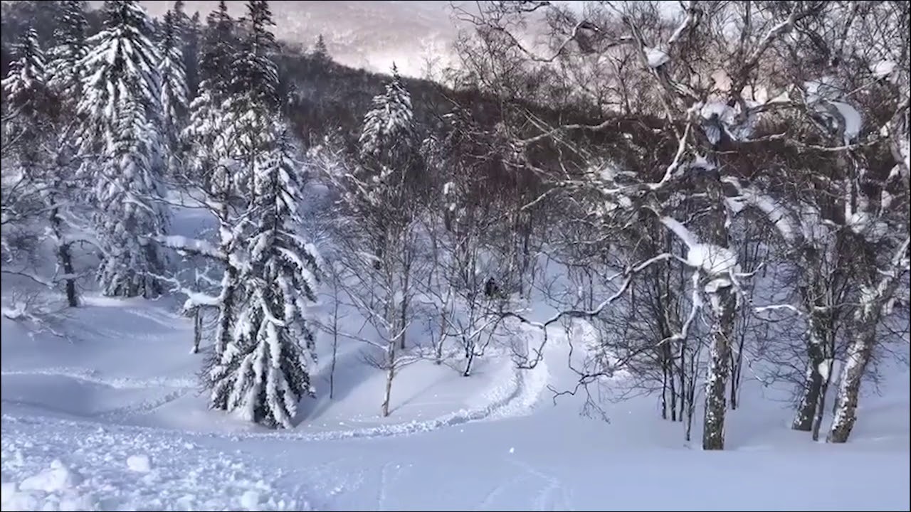 中山峠2021 02 20 2　フカフカ雪