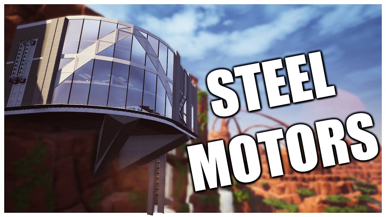 Steel Motors Build Layout & Timelapse | Satisfactory Game
