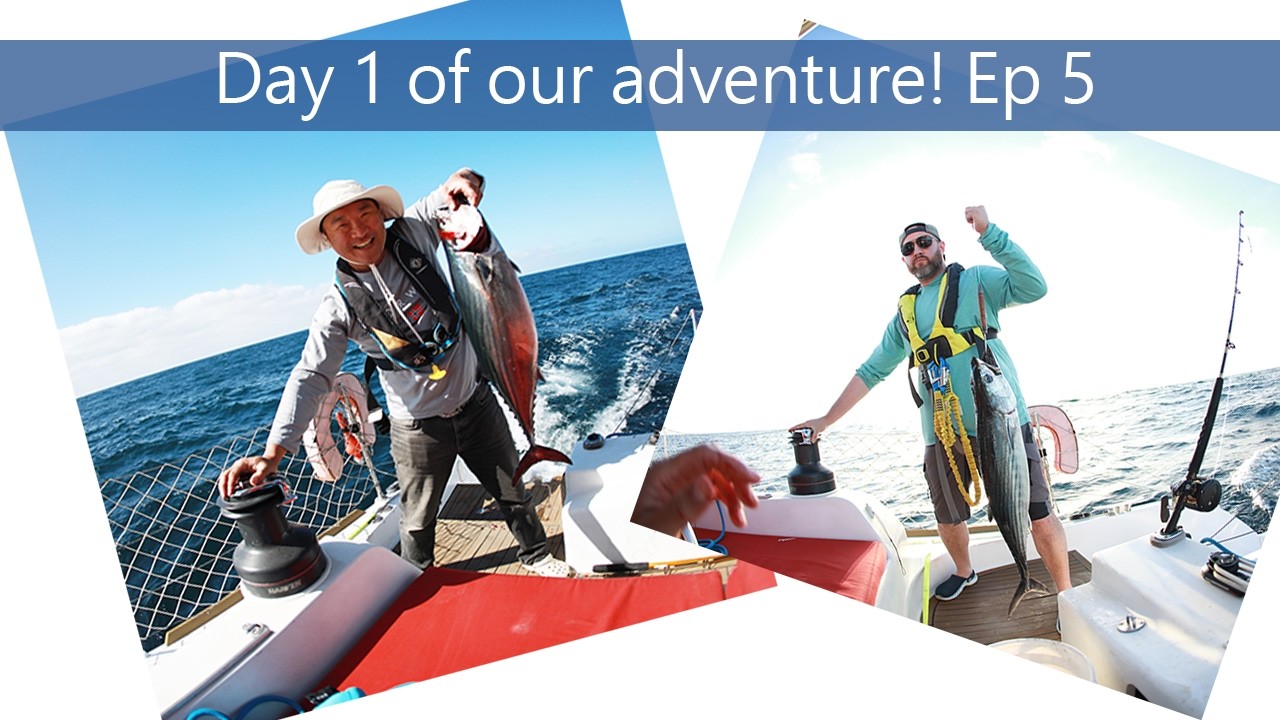 Day 1 of our sail adventure!