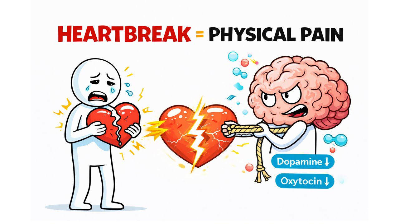 The Brain Chemistry of Heartbreak (Psychology Explained)