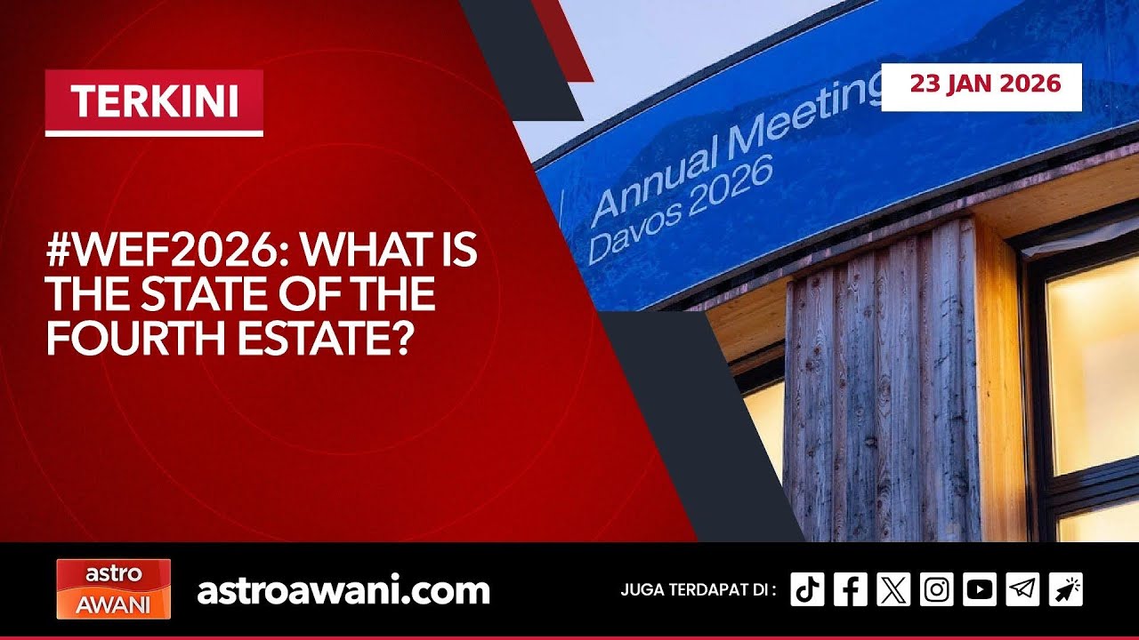 [LIVE] #WEF2026: What Is the State of the Fourth Estate? | 23 Jan 2026