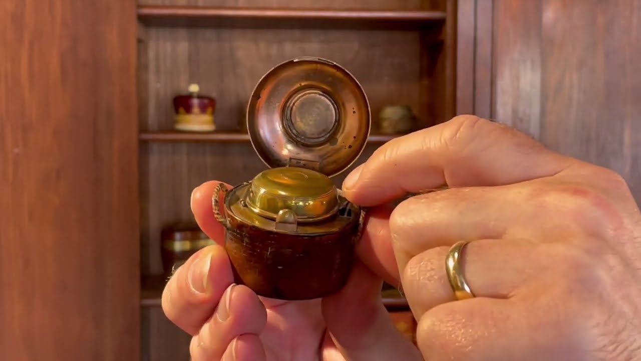 Victorian Novelty Travel Inkwells