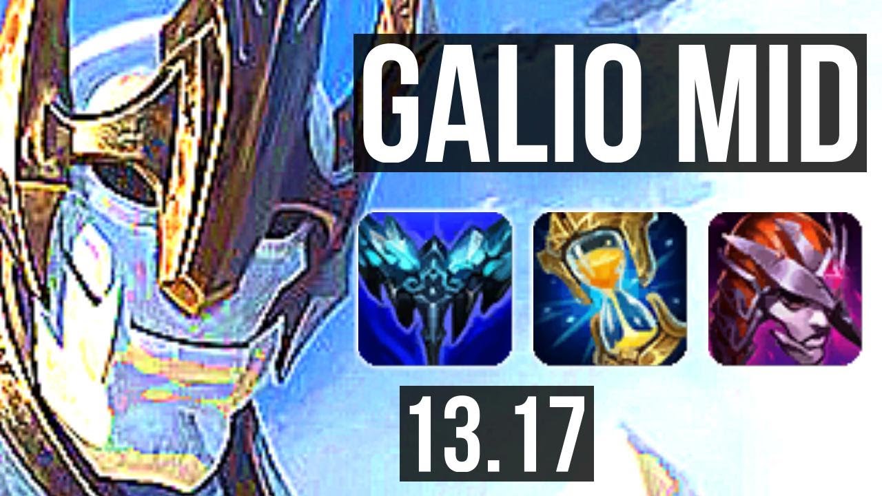 GALIO vs ZED (MID) | 14/4/19, Godlike | KR Master | 13.17