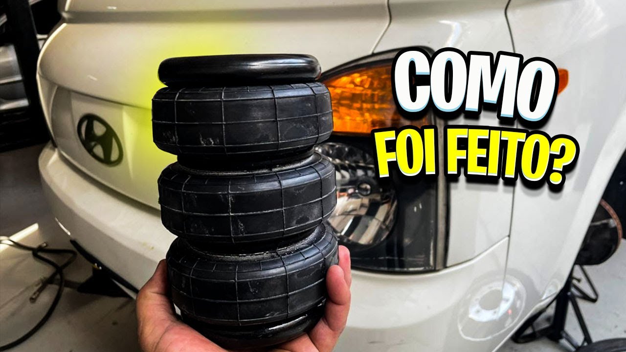 COMO ADAPTAR SUSPENSÃO A AR NA HYUNDAI HR. Concept Suspensões 🏁