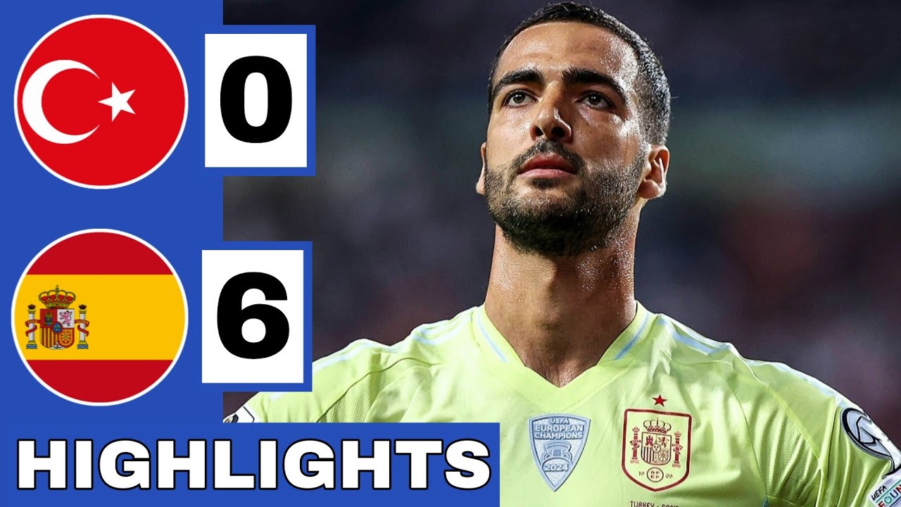 🔴T&uuml;rkiye vs Spain (0-6) Extended HIGHLIGHTS | World Cup Qualifier