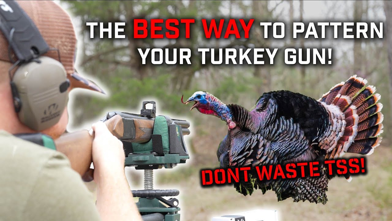 The EASIEST WAY to Pattern/Sight In Your TURKEY GUN! Bullseye to Bullet Hole Sighting In Method