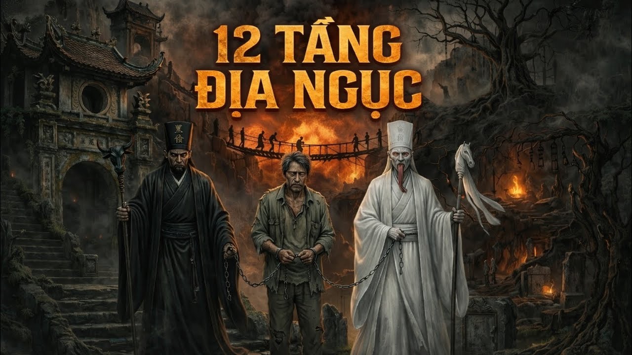 12 tầng địa ngục nhân quả báo ứng | truyện ma hay #chuyenma #tamlinh #truyentranh 