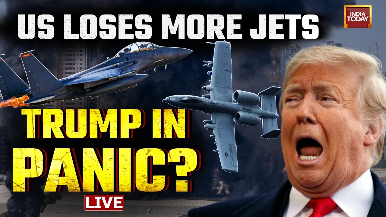 US Israel Iran War LIVE: US F-15E, A10 Jets Shot Down By Iran | Trump In Panic? | Middle East War