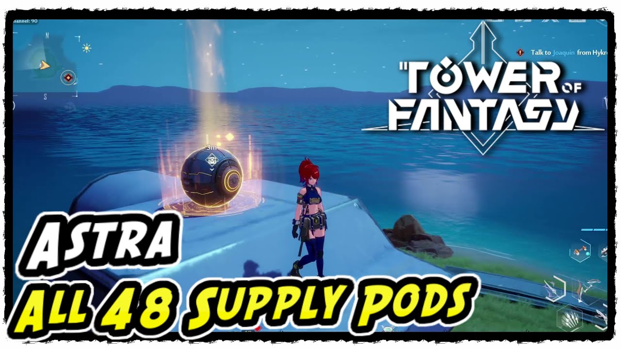 Astra All Supply Pods in Tower of Fantasy | Astra All Supply Pod Locations