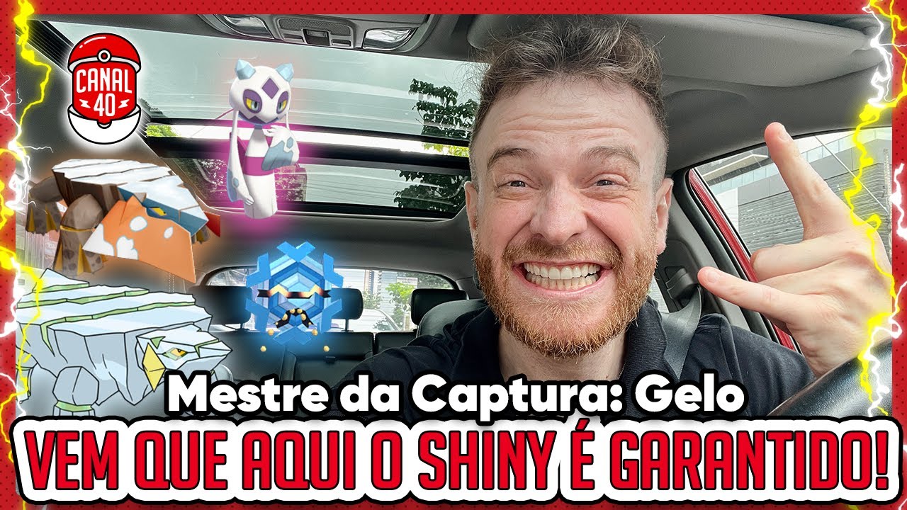 PEGUEI UM SHINY IRADO!!! | EVENTO DO CRYOGONAL | MESTRE DA CAPTURA: GELO  - Pokémon GO