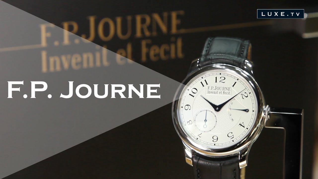 F.P Journe, a history of timepieces, passion and know-how - LUXE.TV