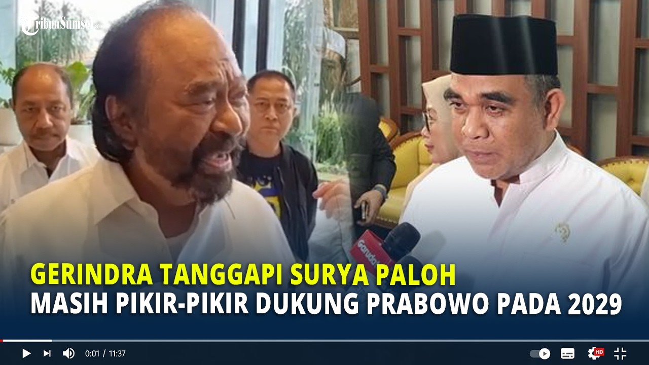 Gerindra Tanggapi Surya Paloh Masih Pikir-pikir Dukung Prabowo pada 2029