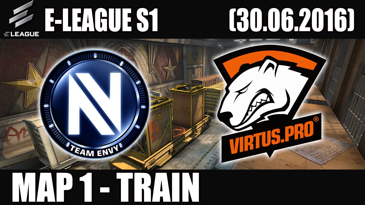 Team EnVyUs vs Virtus.Pro | Grand Final Map 1 (Train) E-LEAGUE Group F (01.07.2016) [CSGO]