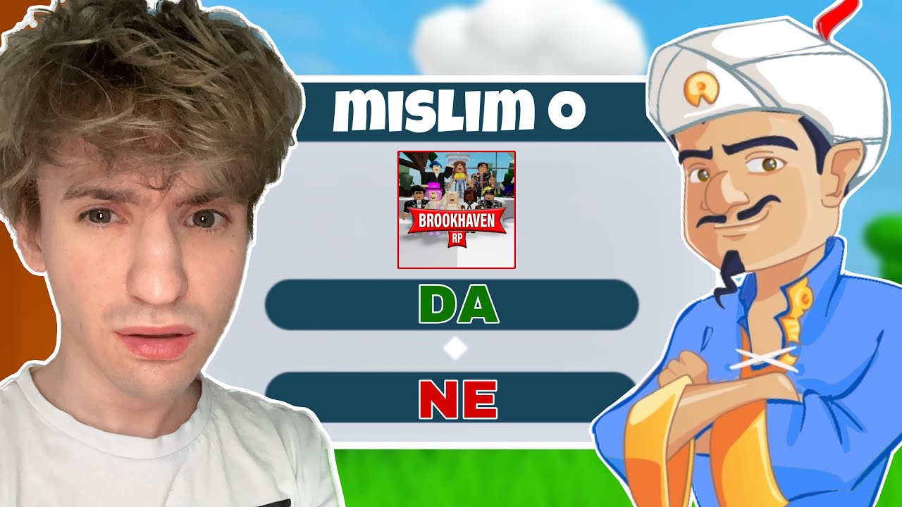 Akinator Pogadja ROBLOX Igrice *ukrao mi ROBUX* 😭