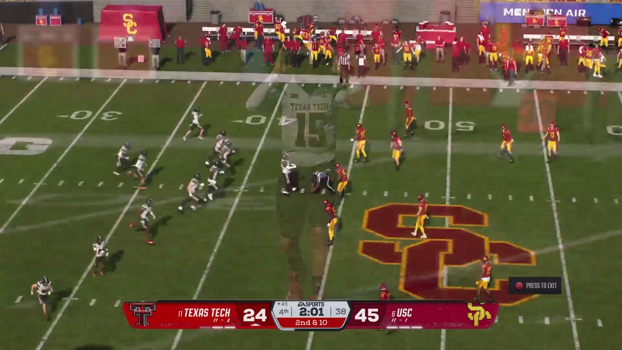 CFB26 P4 Elite Playoff #11 Texas Tech Red Raiders at #6 USC Trojans