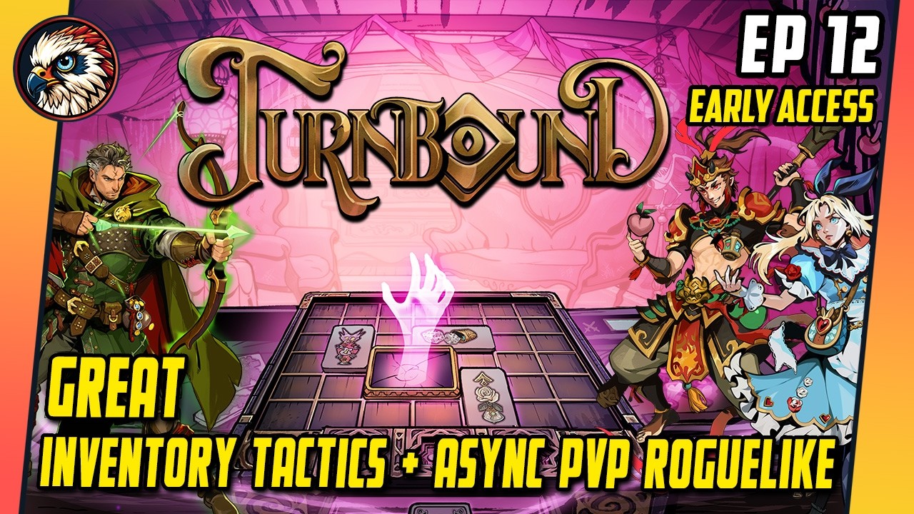 Turnbound EP12 | Let's Try | Game Play | Awesome - Inventory Tactics Backpack battler!