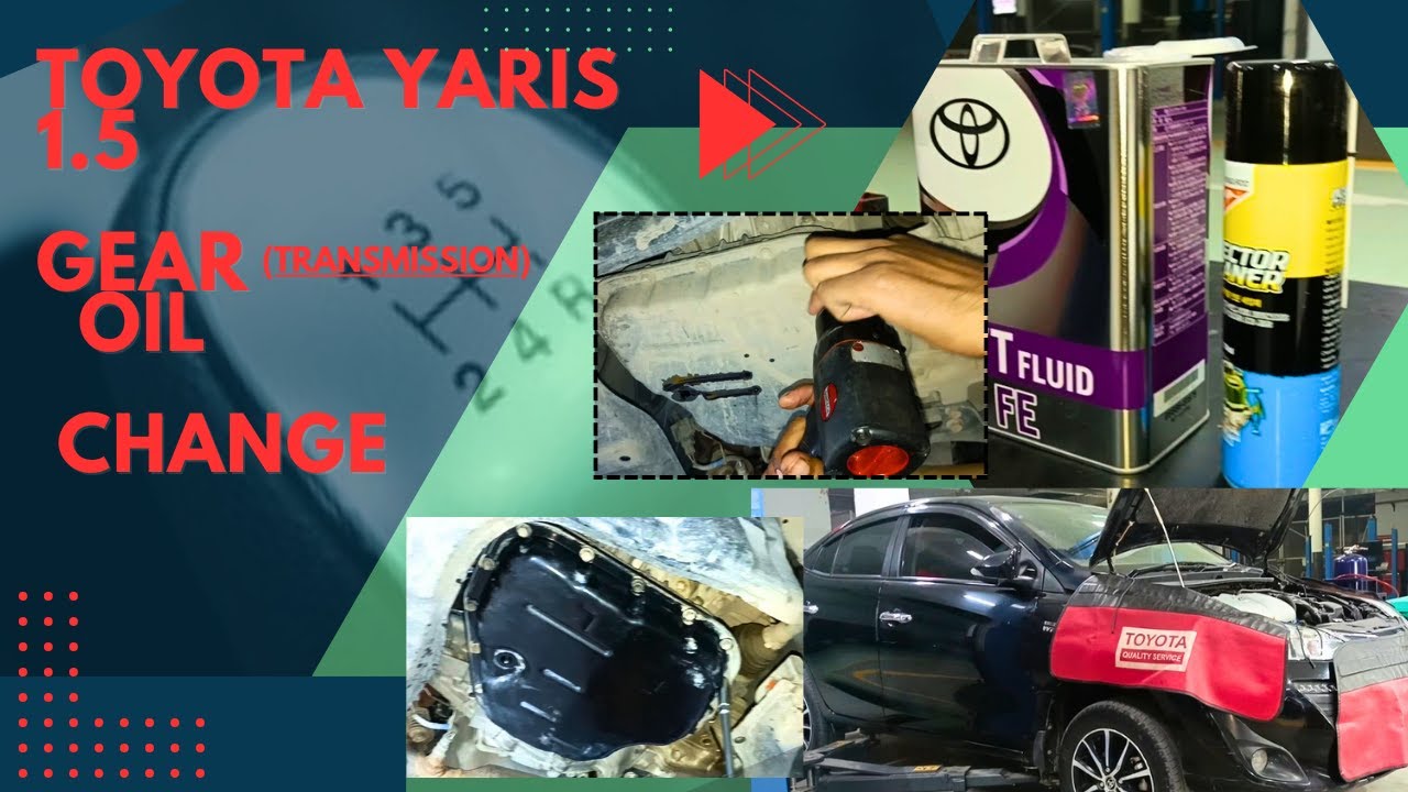 Toyota Yaris 1.5  (ATF) Gear Oil Changing Full Tutorial