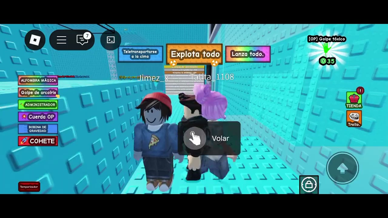 Jugamos en Roblox una torre troll. EliasJuega 👍