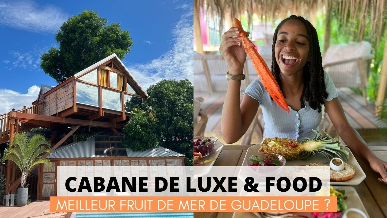 GUADELOUPE VLOG 44 : CABANE DE LUXE + LA LANGOUSTINE LA PLUS RARE DES CARAÏBES !