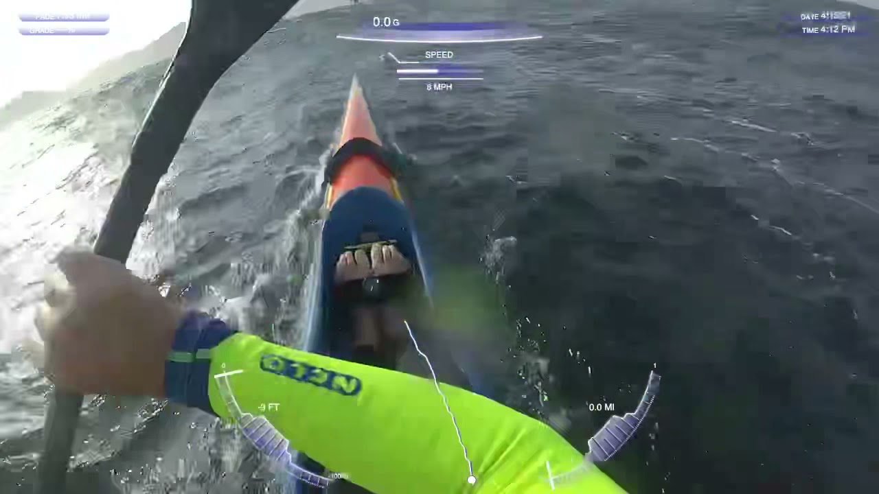 Millers Run with wind just under 40 knots!