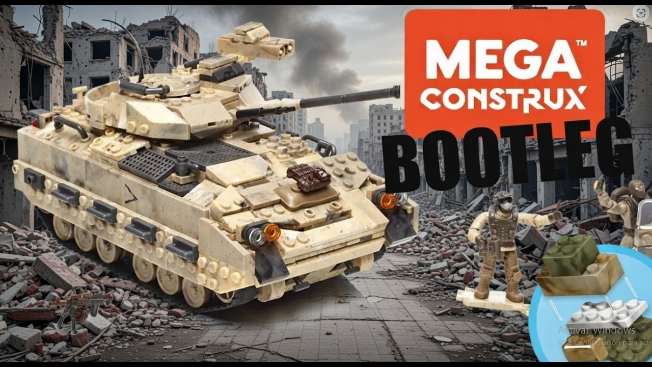 Mega construx BOOTLEG; Call of duty TANQUE DE EL DESIERTO. #callofduty #megaconstrux 