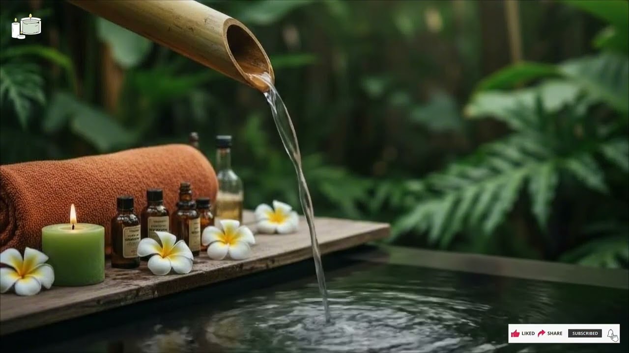 Healing Music 🌿 Piano Music with Water Sounds for Focus, Work & Stress Relief
