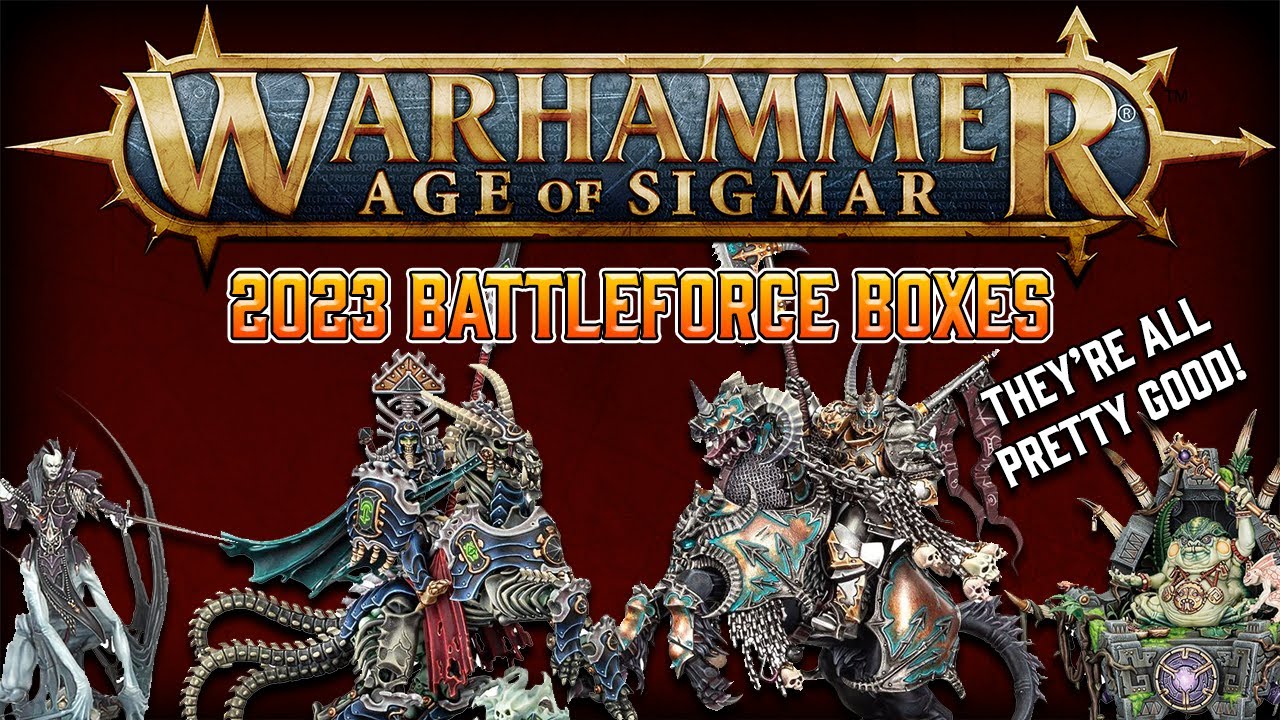 The 2023 Age of Sigmar Battleforce Boxes RANKED (And They're All Pretty Good!)