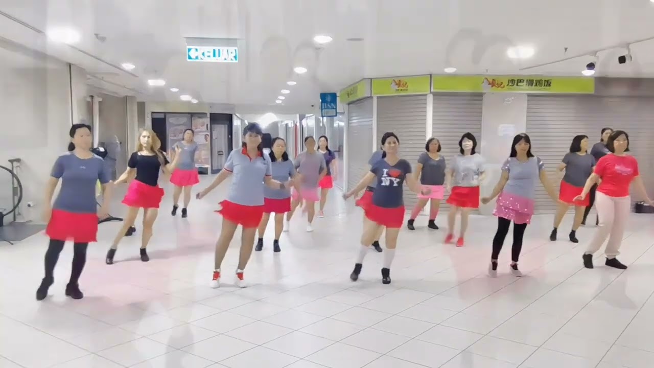 La Romana Line Dance - Demo By D'Sisters & Friends LDG