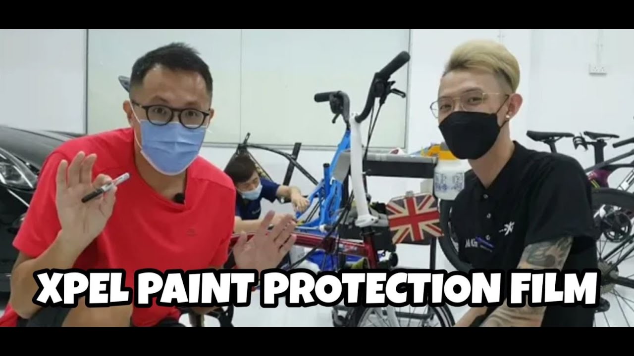 XPEL Paint Protection Film ( PPF ) on my Bicycle with Rikecool