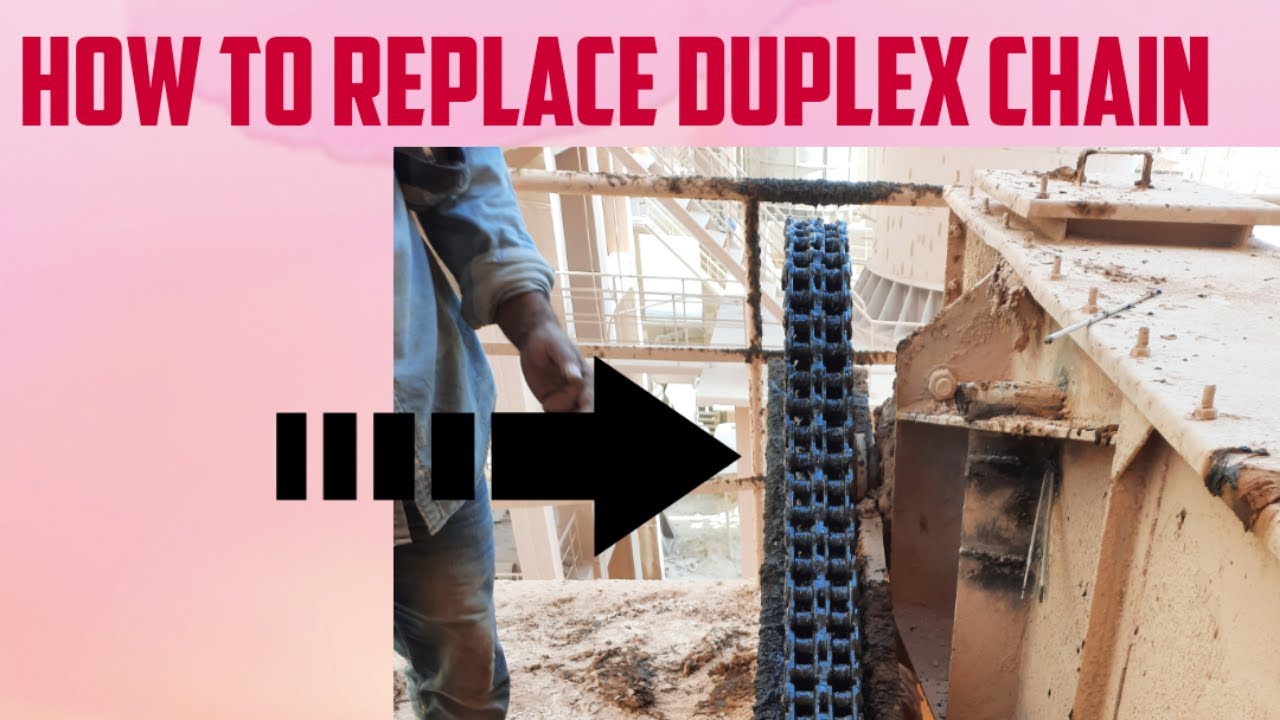 | How to replace Duplex Roller Chain | ANSI Standard |