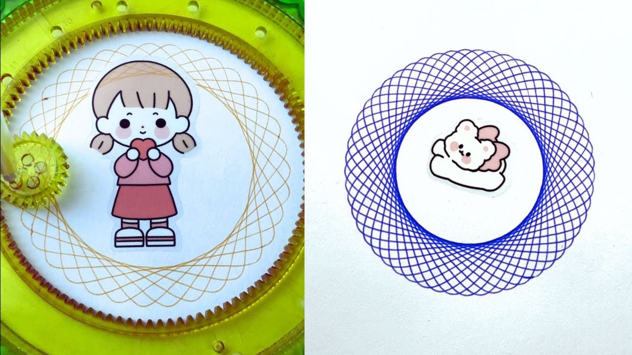 Satisfying Geometric Art | Hypnotic Loops @spirographsati