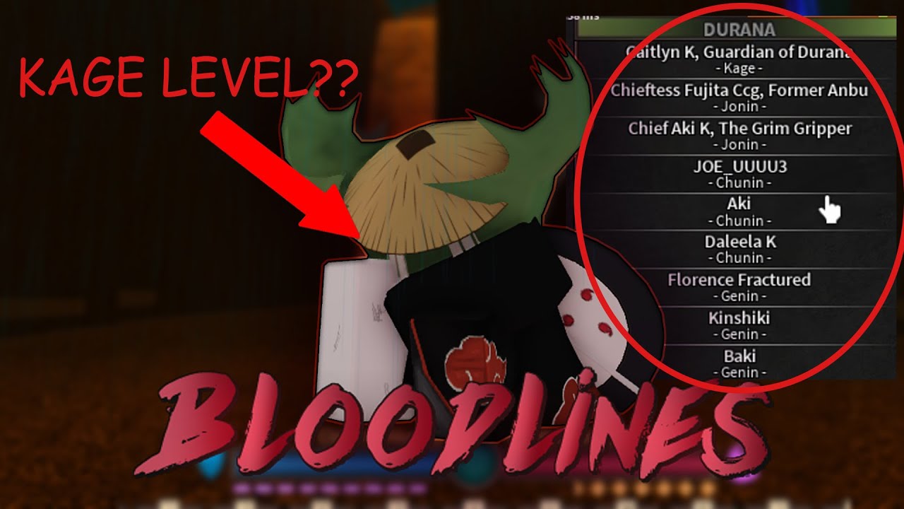 I guess I'm a Kage level threat (KAGE FLOODED) | Bloodlines