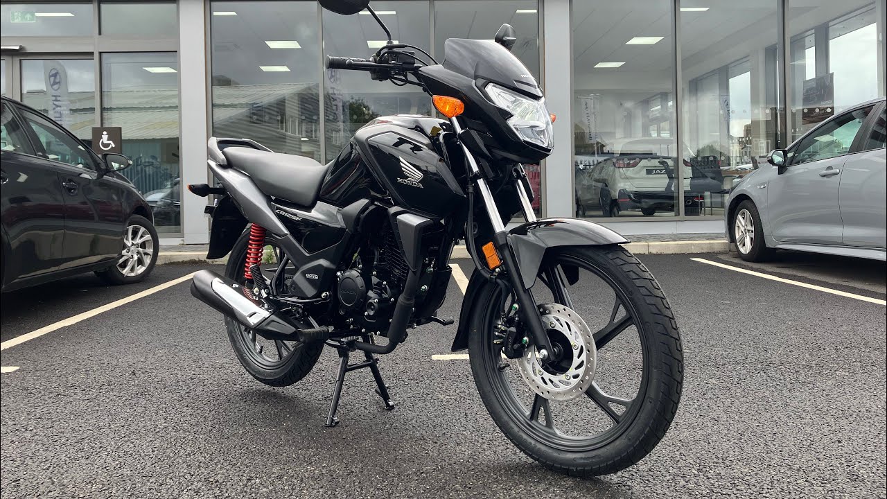 Honda CB125F CBF125 motorcycle Black