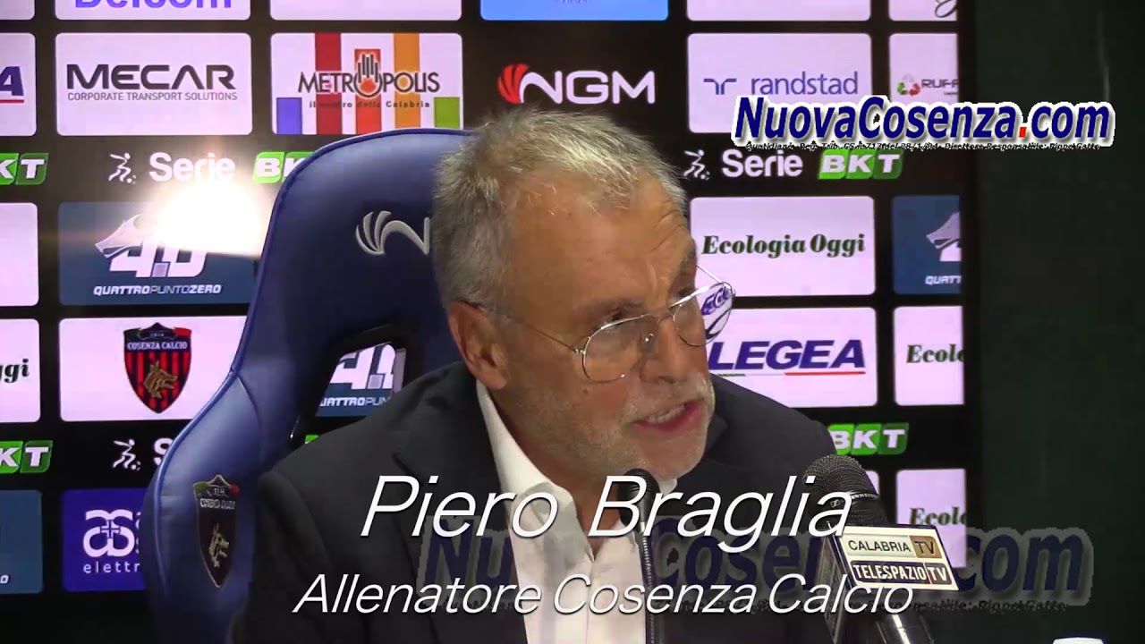Cosenza-Chievo 1-1, Mister Braglia