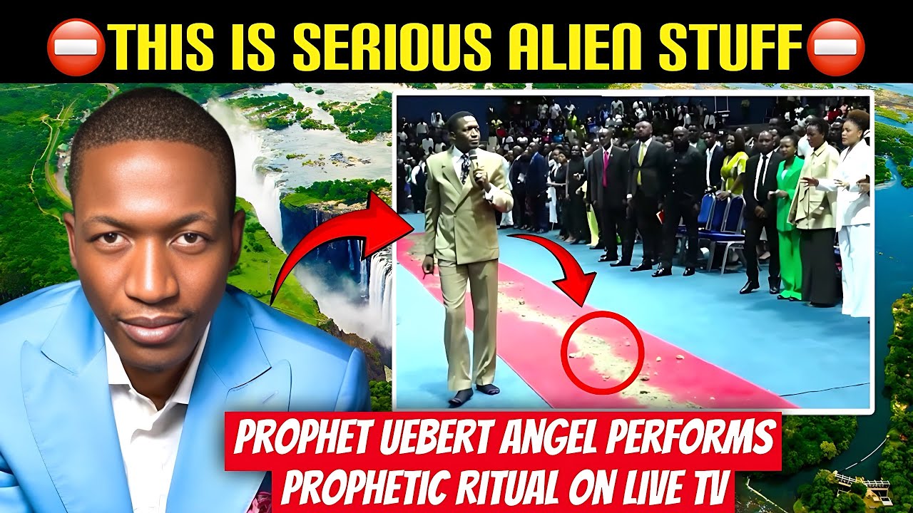 BREAKING‼️30 Urgent Prophetic Words😱Prophet Uebert Angel Removes Shoes In Church & This Happens😳