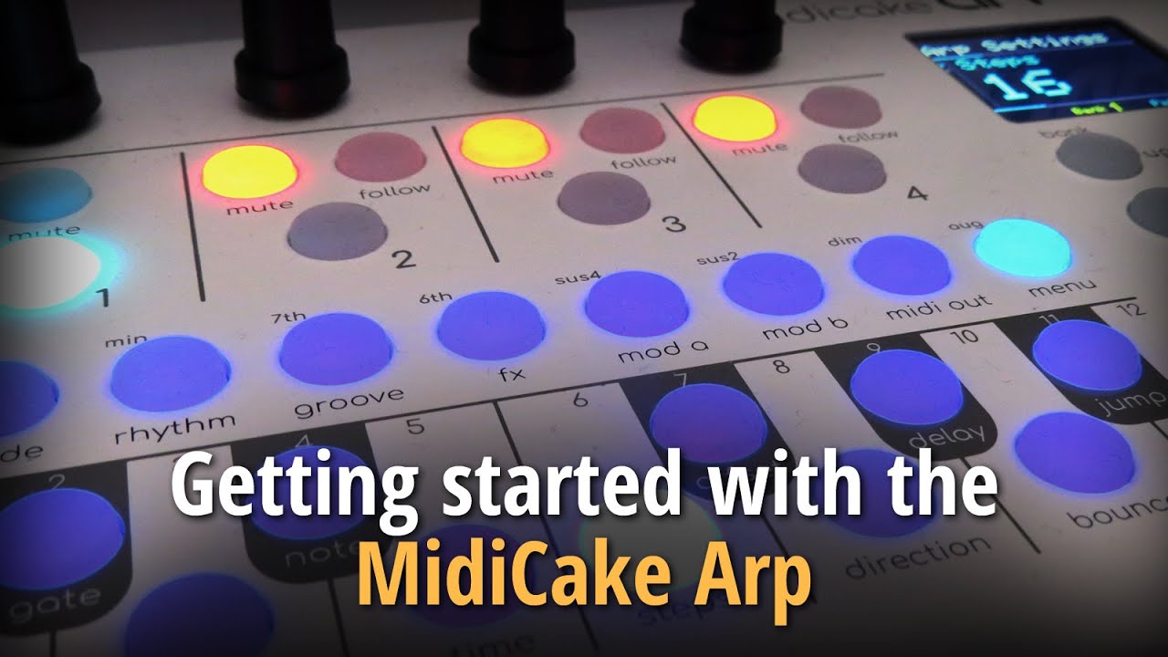 Getting started with the Midicake Arp