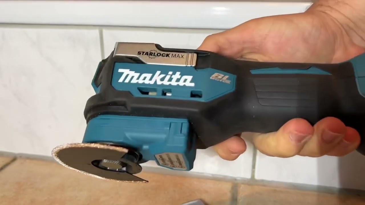 Fliesenfugen entfernen mit Segment Sägeblatt - Fugen ausfräsen mit Makita Multitool Anleitung