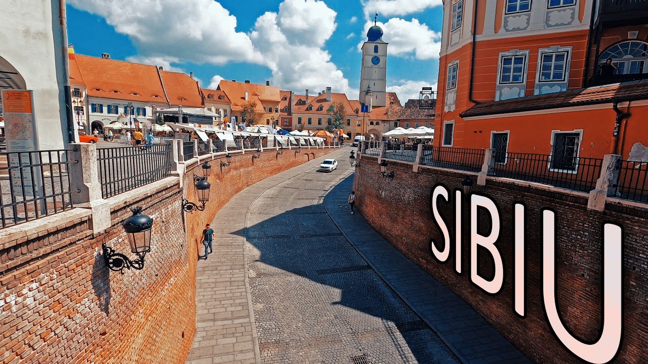 SIBIU ROMANIA - 4k - best romanian destination