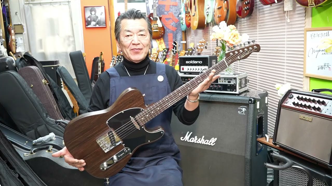Bacchus BTE-TW  オールローズ風テレキャスタータイプ