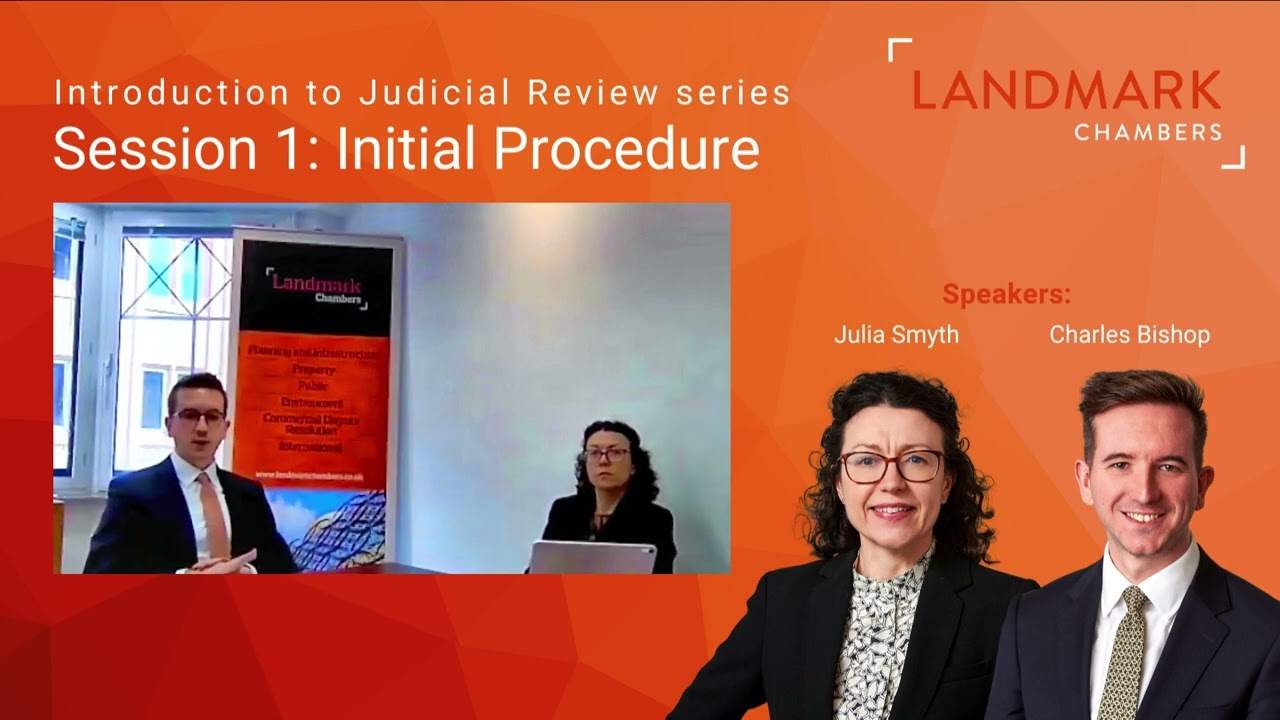 Introduction to Judicial Review series - Session 1: Initial Procedure