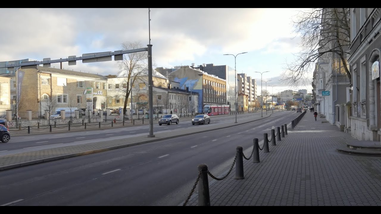 Tallinn - 4K - Morning on Tartu Road - 2021